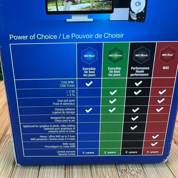 Western Digital WD Blue 1 TB Internal Hard Drive 7200RPM New Open Box - Picture 3 of 8